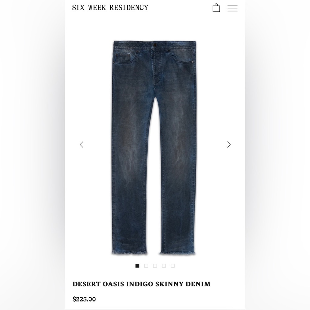 Never worn Six Week Residency skinny leg jeans